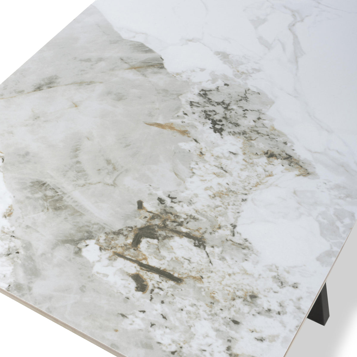 Farnell Ceramic Console Table White from Roseland Furniture