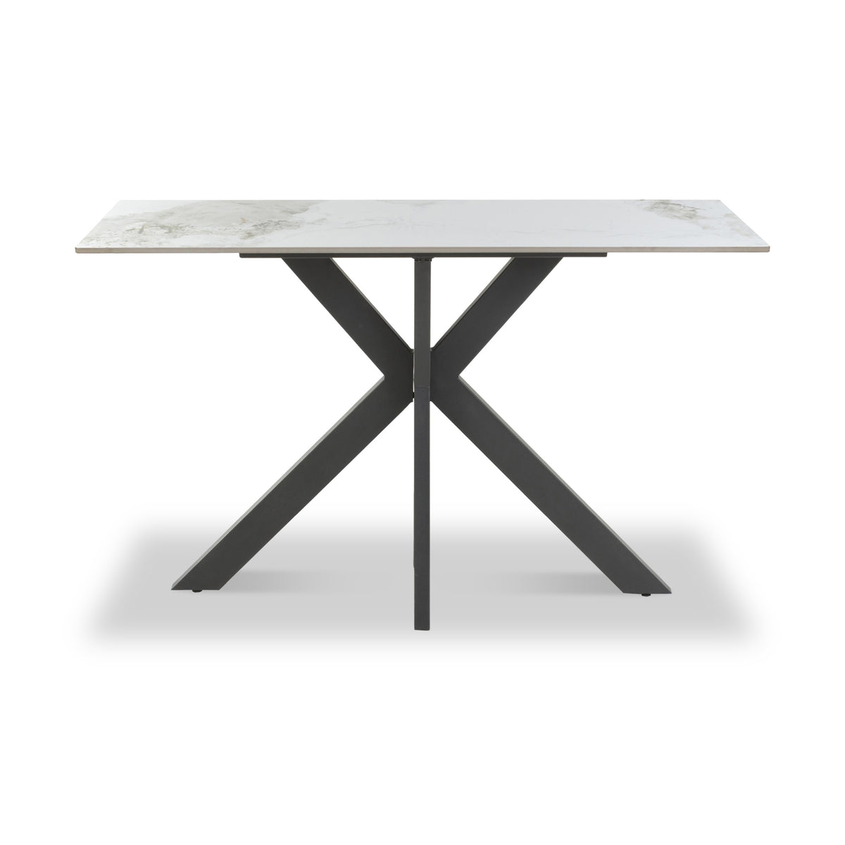 Farnell Ceramic Console Table White from Roseland Furniture