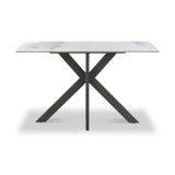 Farnell Ceramic Console Table White from Roseland Furniture