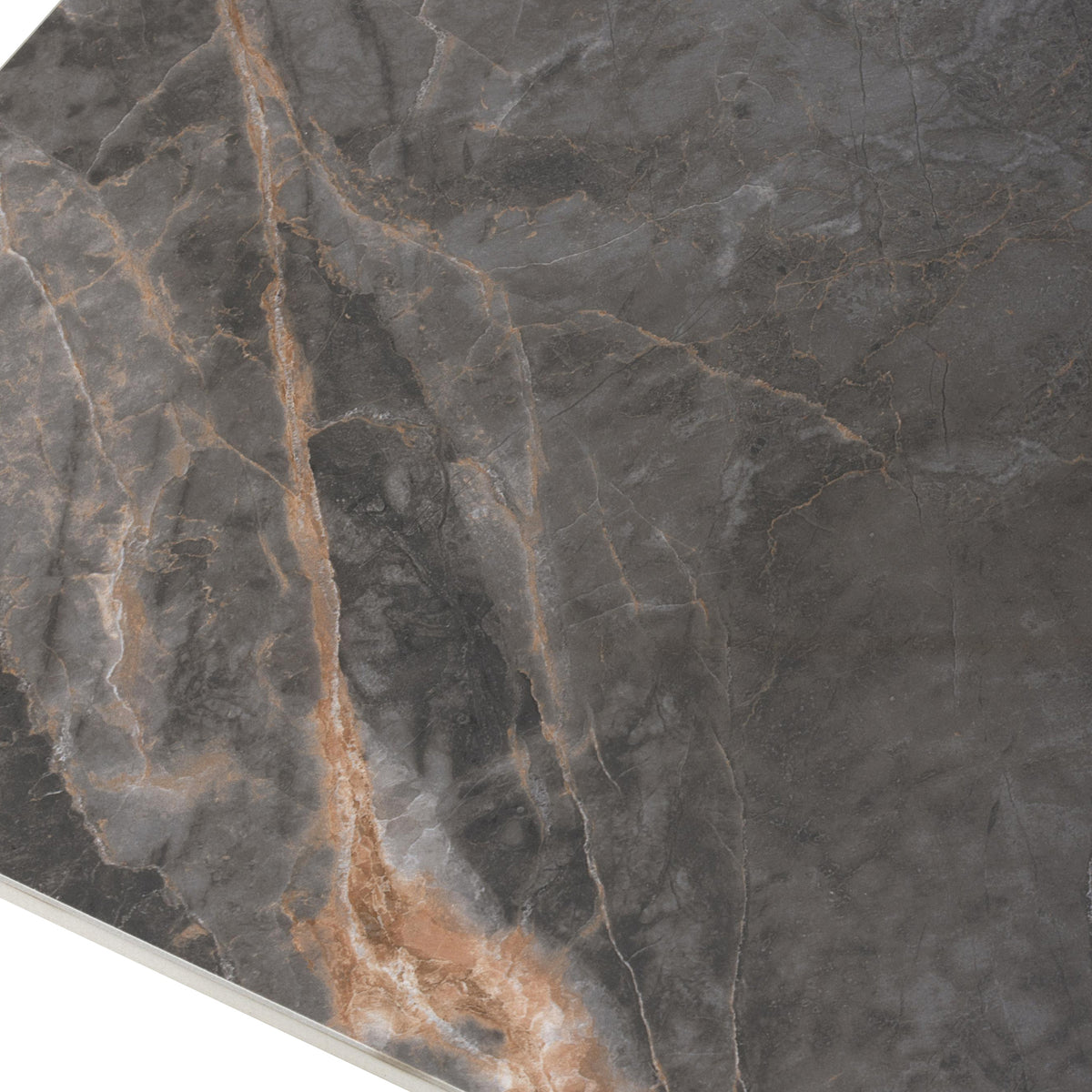 Farnell Ceramic Square Side Table Grey from Roseland Furniture