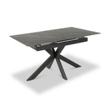 Farnell Ceramic Extending Dining Table Grey from Roseland Furniture