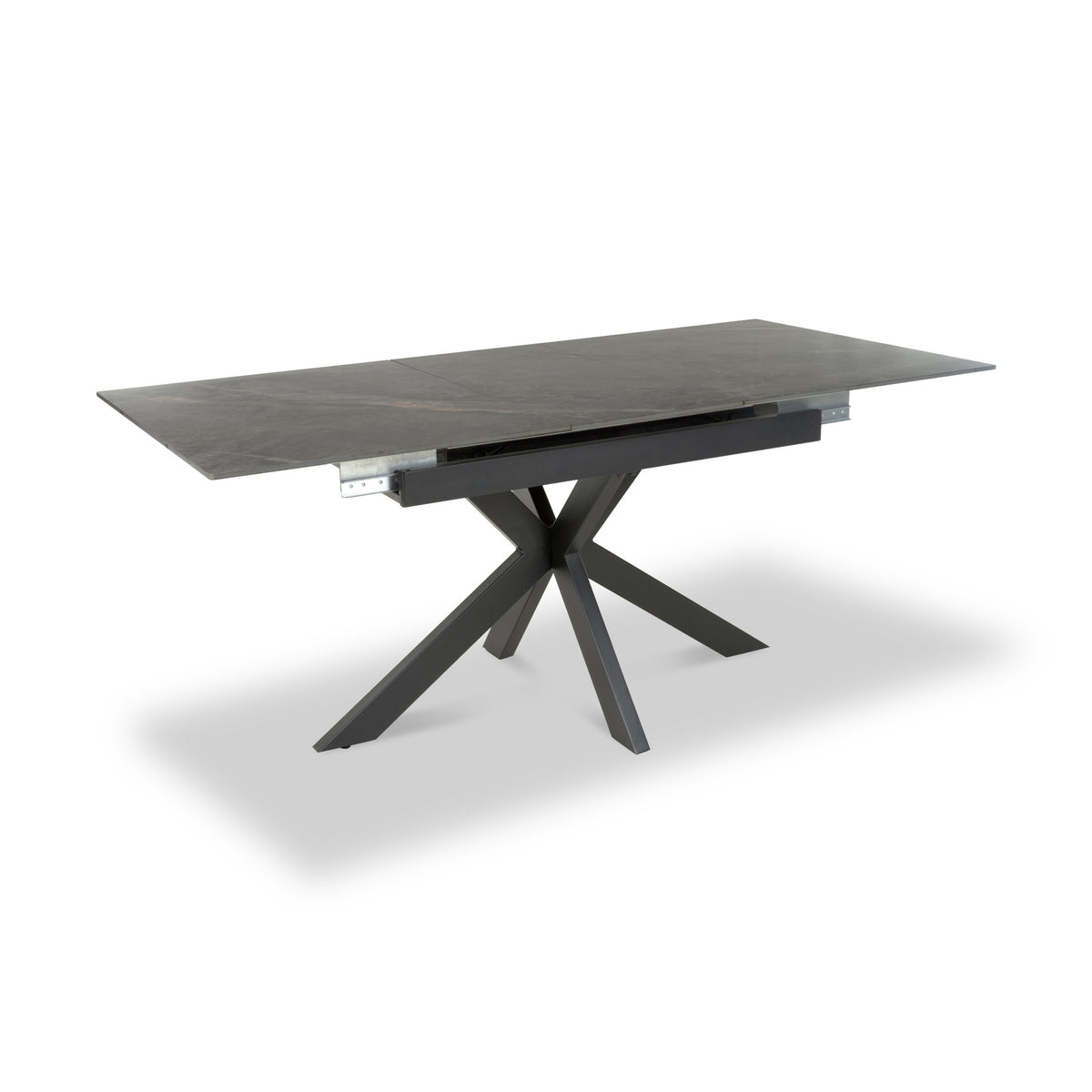 Farnell Ceramic Extending Dining Table Grey from Roseland Furniture