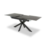 Farnell Ceramic Extending Dining Table Grey from Roseland Furniture