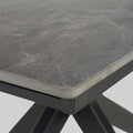 Farnell Ceramic Extending Dining Table Grey from Roseland Furniture
