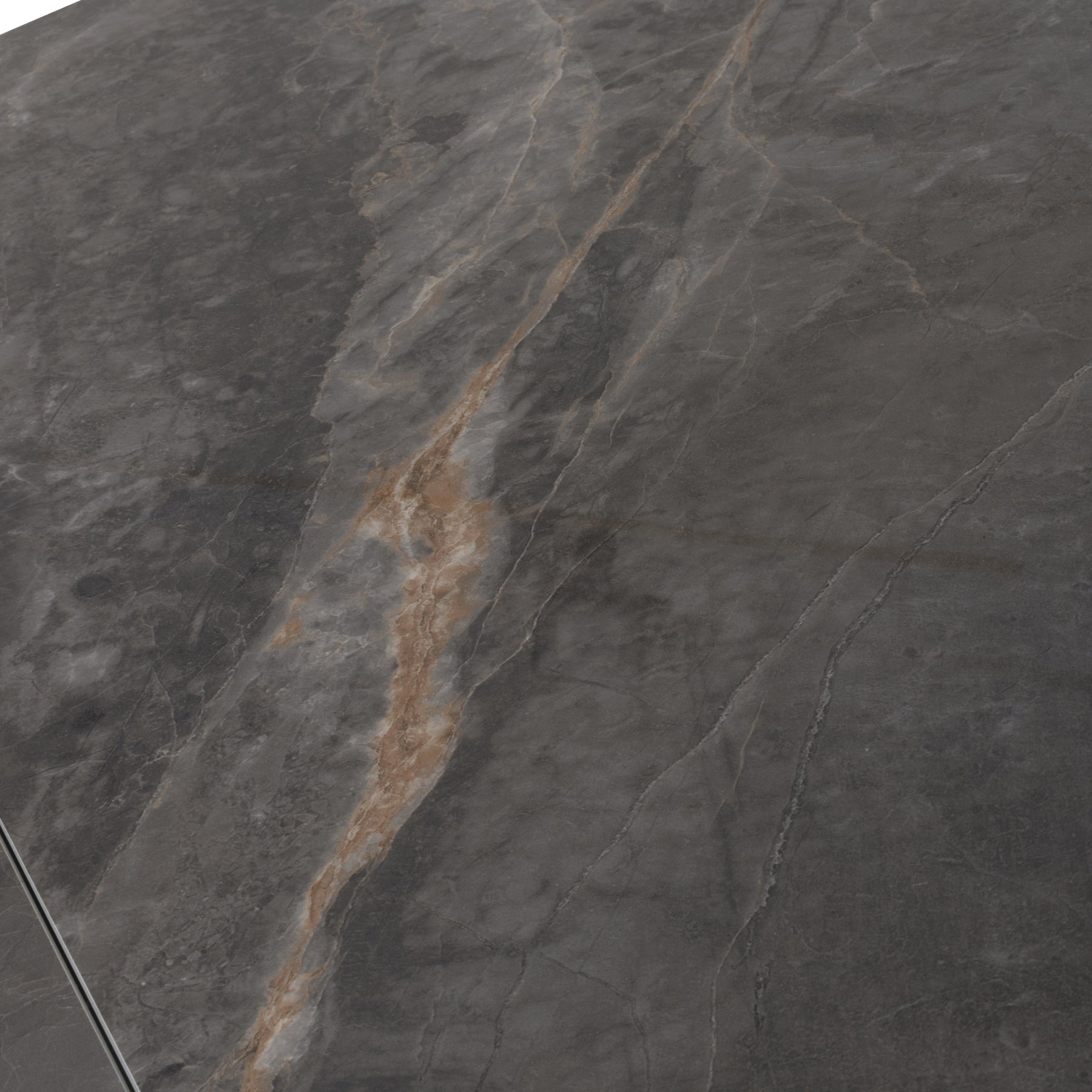 Farnell Ceramic Extending Dining Table Grey from Roseland Furniture