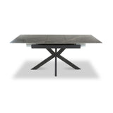 Farnell Ceramic Extending Dining Table Grey from Roseland Furniture