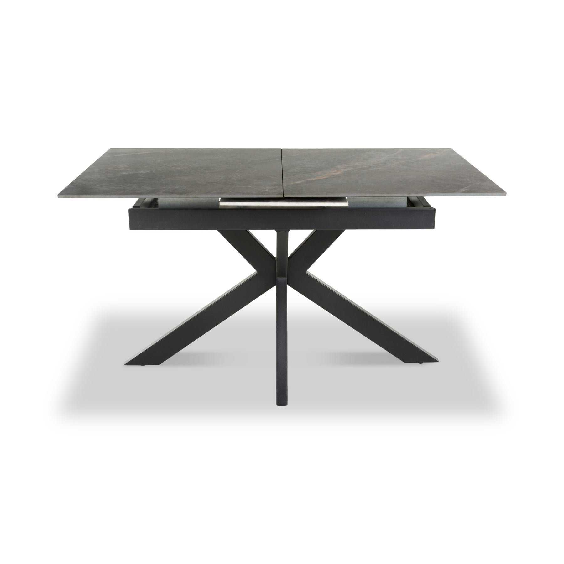 Farnell Ceramic Ext Dining Table Grey from Roseland Furniture