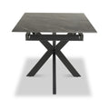 Farnell Ceramic Extending Dining Table Grey from Roseland Furniture