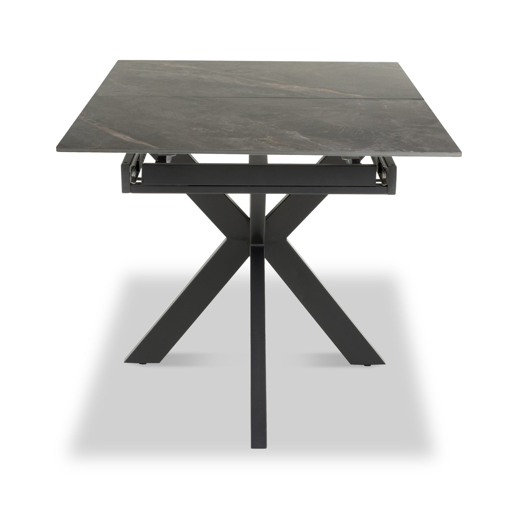 Farnell Ceramic Extending Dining Table Grey from Roseland Furniture