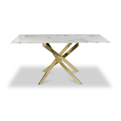 Melody 160cm Marble Effect Dining Table