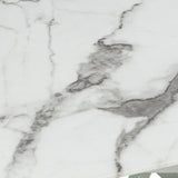 Melody Marble Effect Coffee Table White Chrome from Roseland Furniture