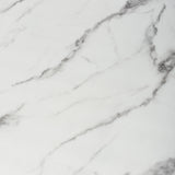 Melody Marble Effect Side Table White Gold from Roseland Furniture