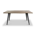 Crawley 160cm Natural Curve Dining Table from Roseland Furniture