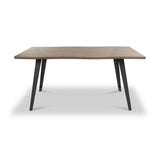 Crawley 160cm Natural Curve Dining Table from Roseland Furniture