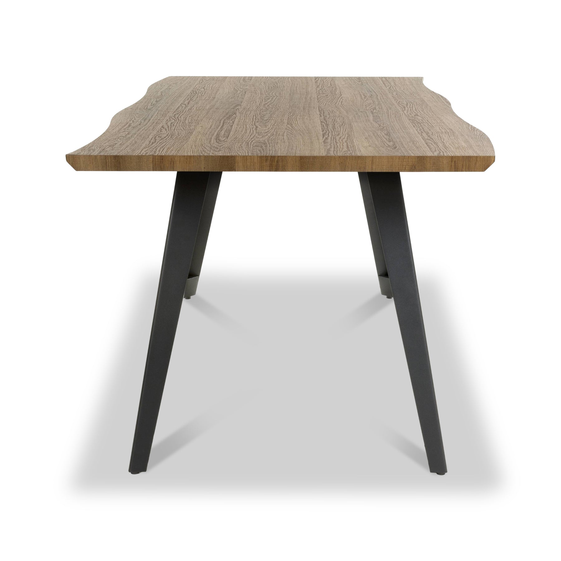 Crawley 160cm Natural Curve Dining Table from Roseland Furniture