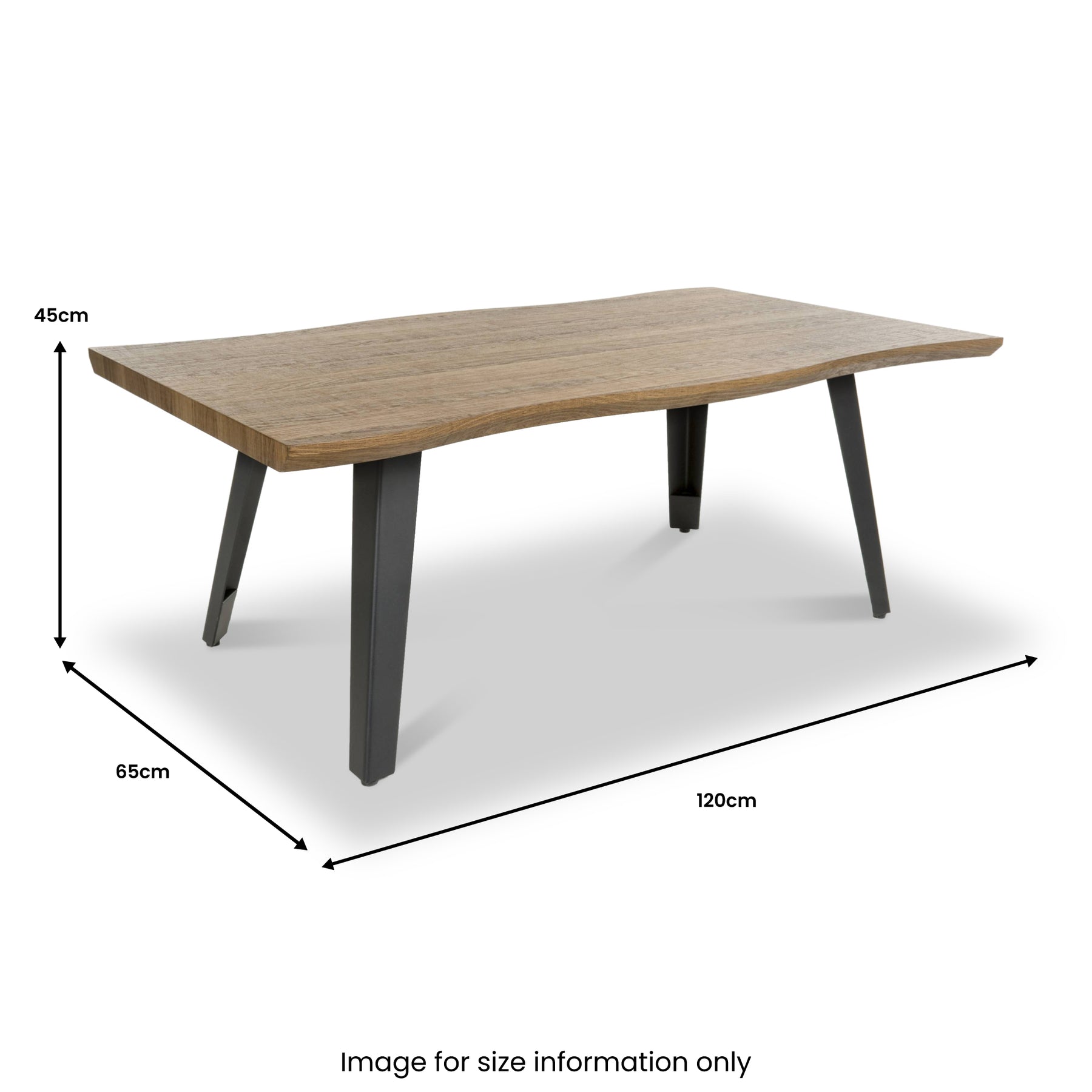 Crawley Natural Curve Coffee Table from Roseland Furniture