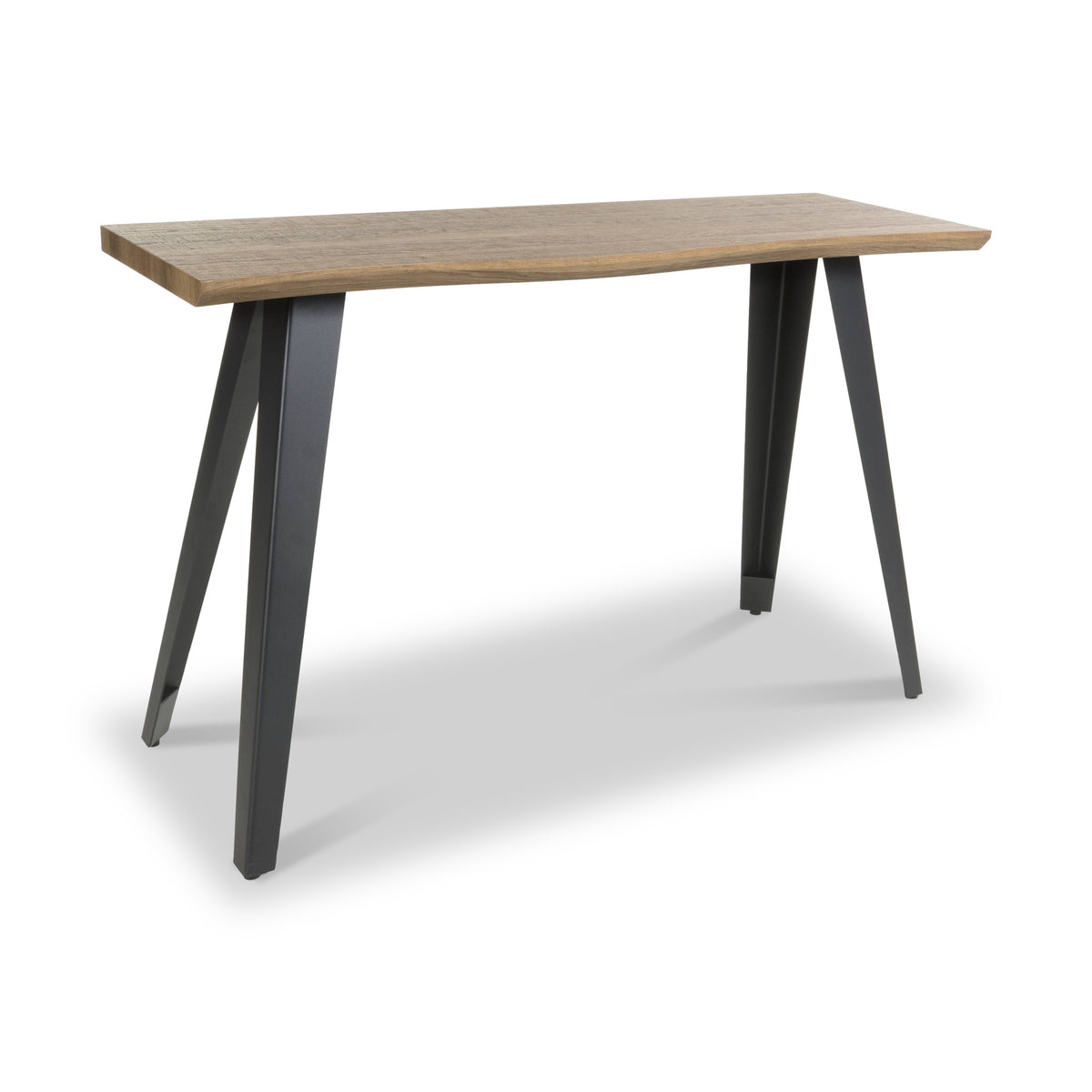 Crawley Natural Curve Console Table from Roseland Furniture