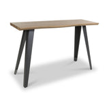 Crawley Natural Curve Console Table from Roseland Furniture