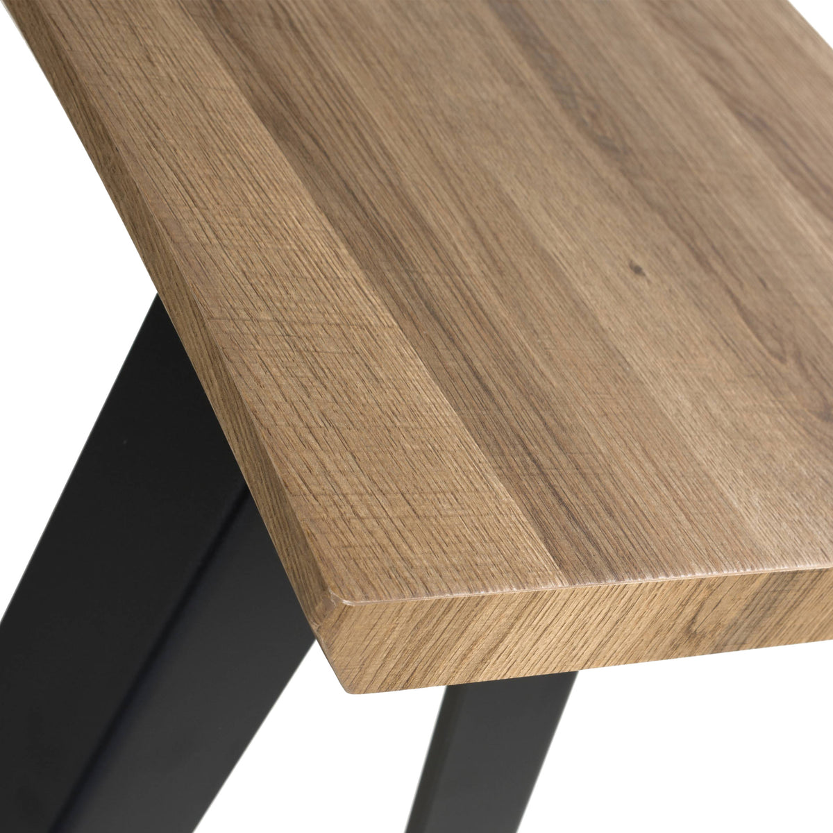 Crawley Natural Curve Console Table from Roseland Furniture