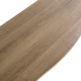 Crawley Natural Curve Console Table from Roseland Furniture