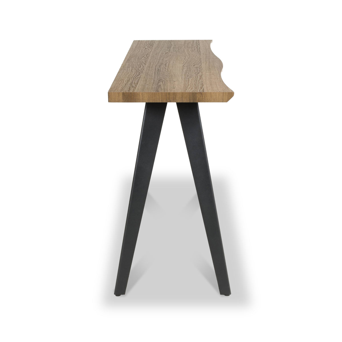 Crawley Natural Curve Console Table from Roseland Furniture