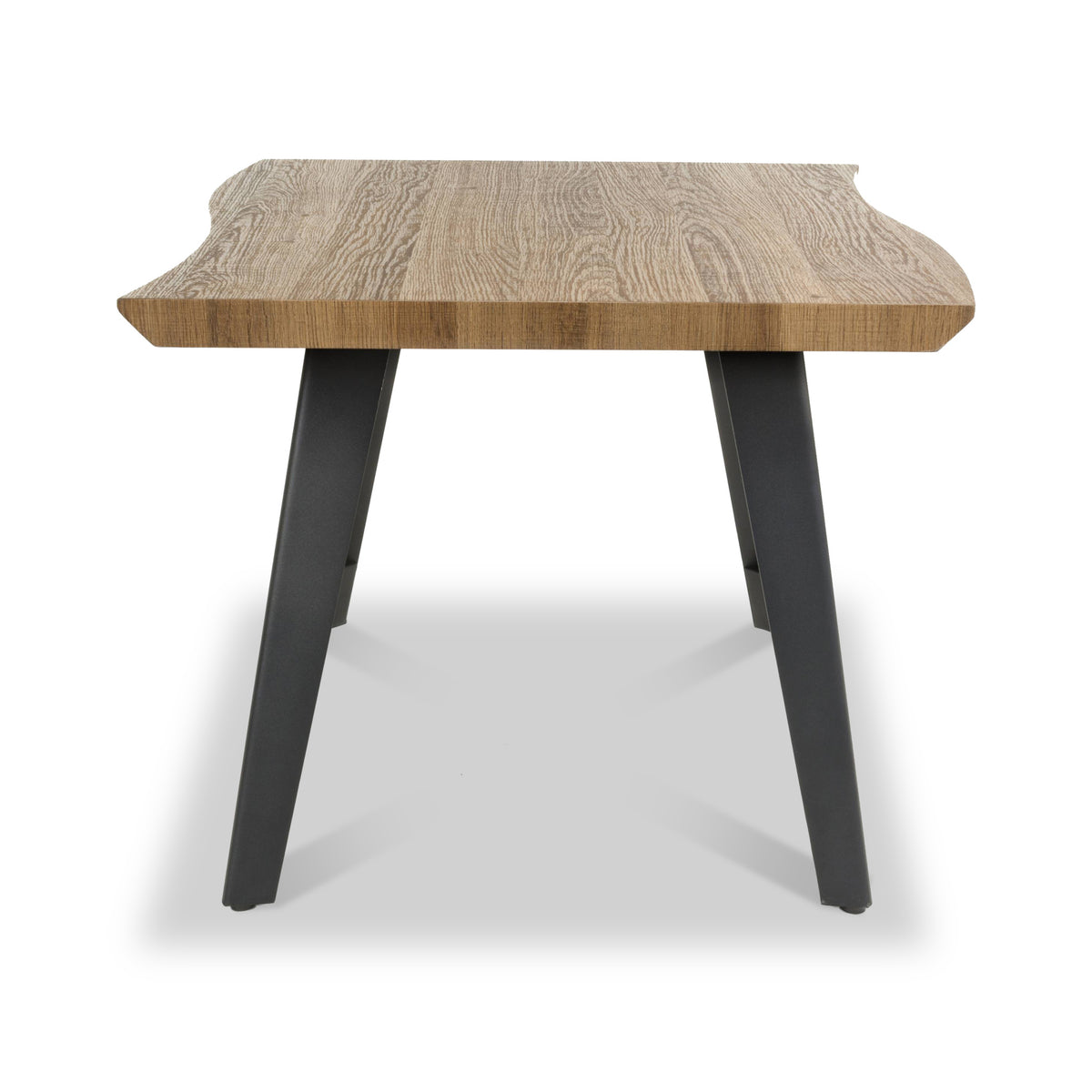 Crawley Natural Curve Side Table from Roseland Furniture