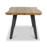 Crawley Natural Curve Side Table from Roseland Furniture