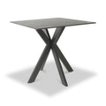 Farnell Ceramic 80cm Square Dining Table Grey from Roseland Furniture