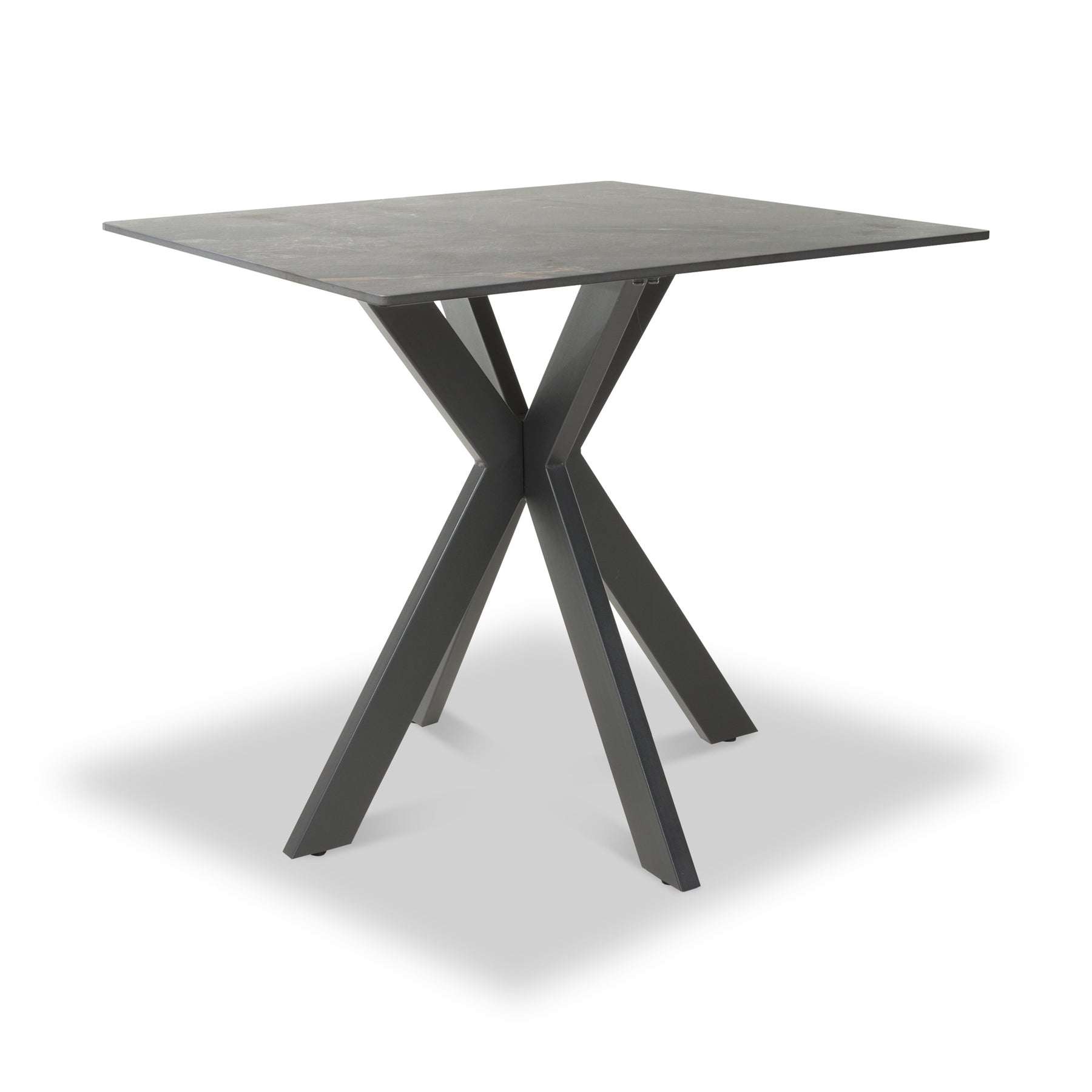 Farnell Ceramic 80cm Square Dining Table Grey from Roseland Furniture