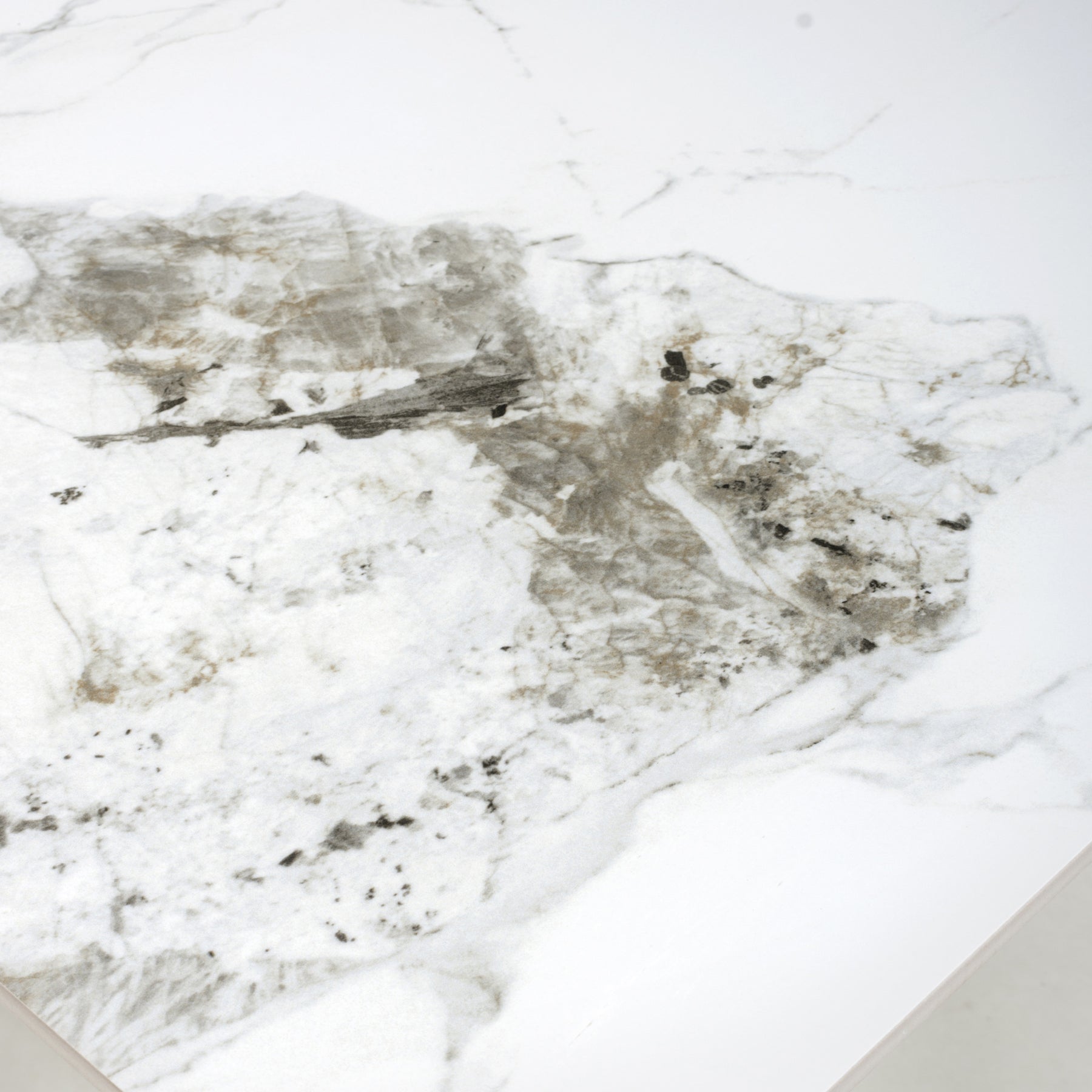 Farnell Ceramic 80cm Square Dining Table White from Roseland Furniture