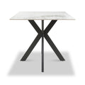 Farnell Ceramic 80cm Square Dining Table White from Roseland Furniture