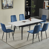 Avaston Extending Dining Table White from Roseland Furniture