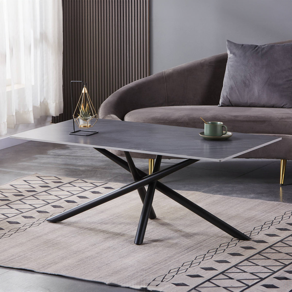 Barton Coffee Table Grey from Roseland Furniture