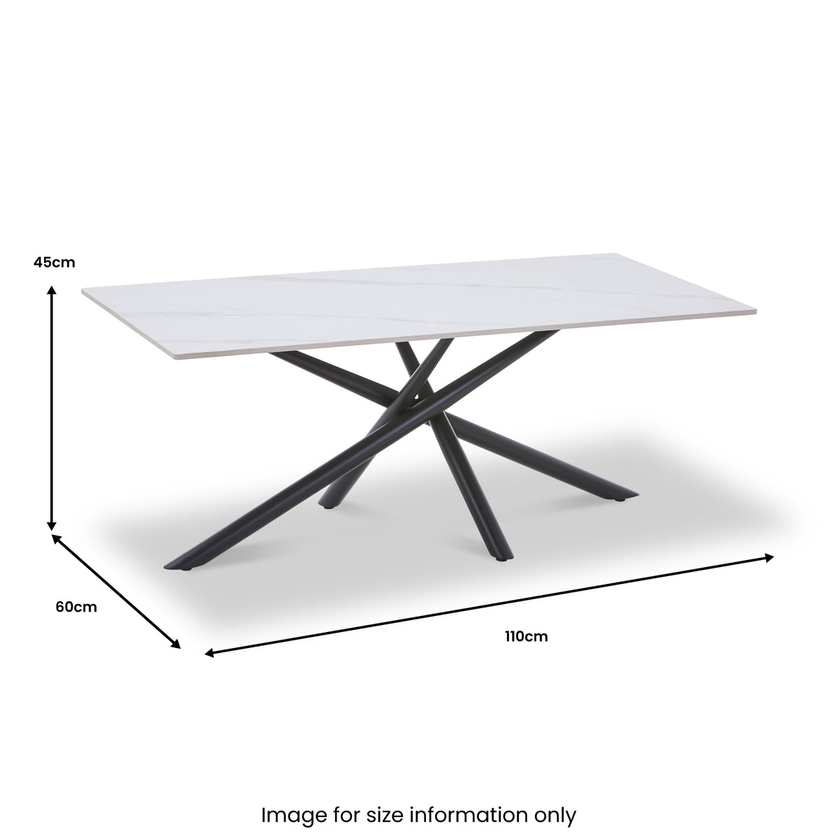 Barton Coffee Table Grey from Roseland Furniture