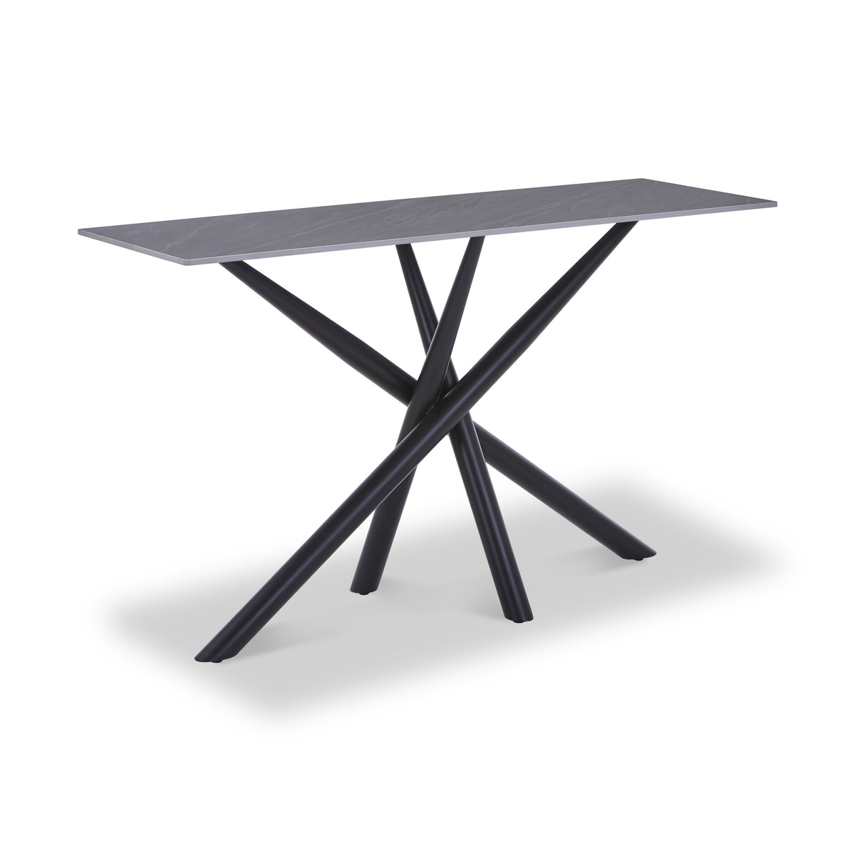 Barton Console Table Grey from Roseland Furniture