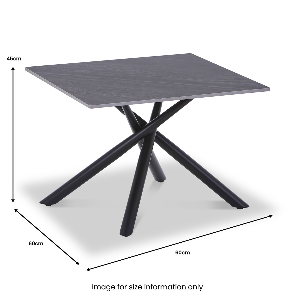 Barton Side Table Grey from Roseland Furniture