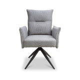 Morlie Swivel Chair Grey from Roseland Furniture