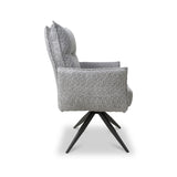 Morlie Swivel Chair Grey from Roseland Furniture