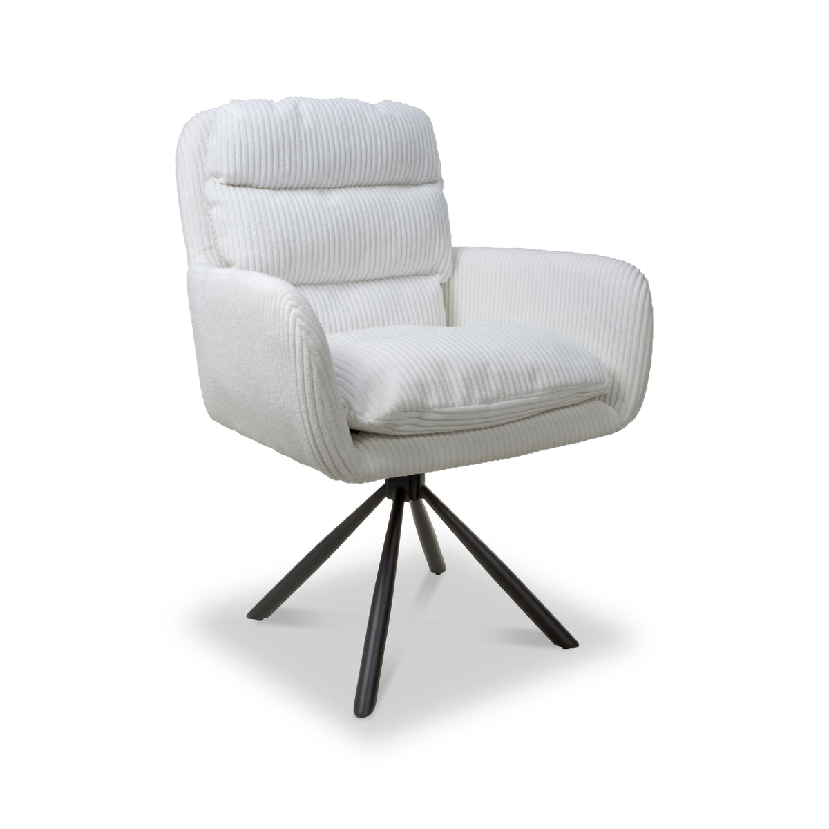 Cassey Corduroy Swivel Chair from Roseland Furniture