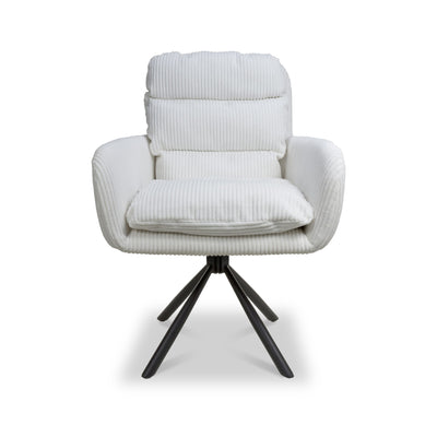 Cassey Corduroy Swivel Chair