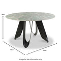Shahena Round Dining Table from Roseland Furniture