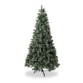 Shimmery Bristle 7ft Christmas Tree with Cones & Silver Glitter from Roseland