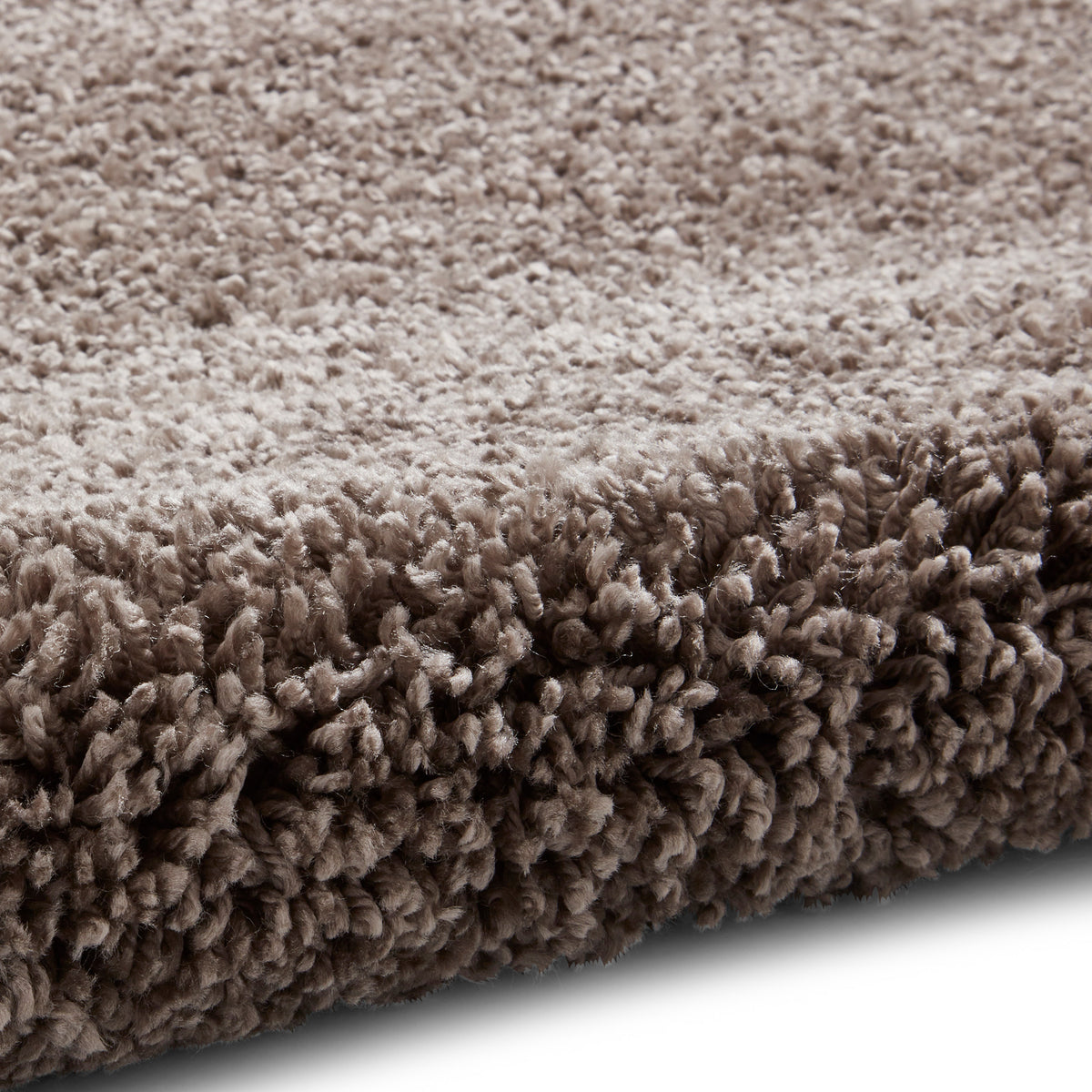 Roswell Beige Stain Resistant Shaggy Rug