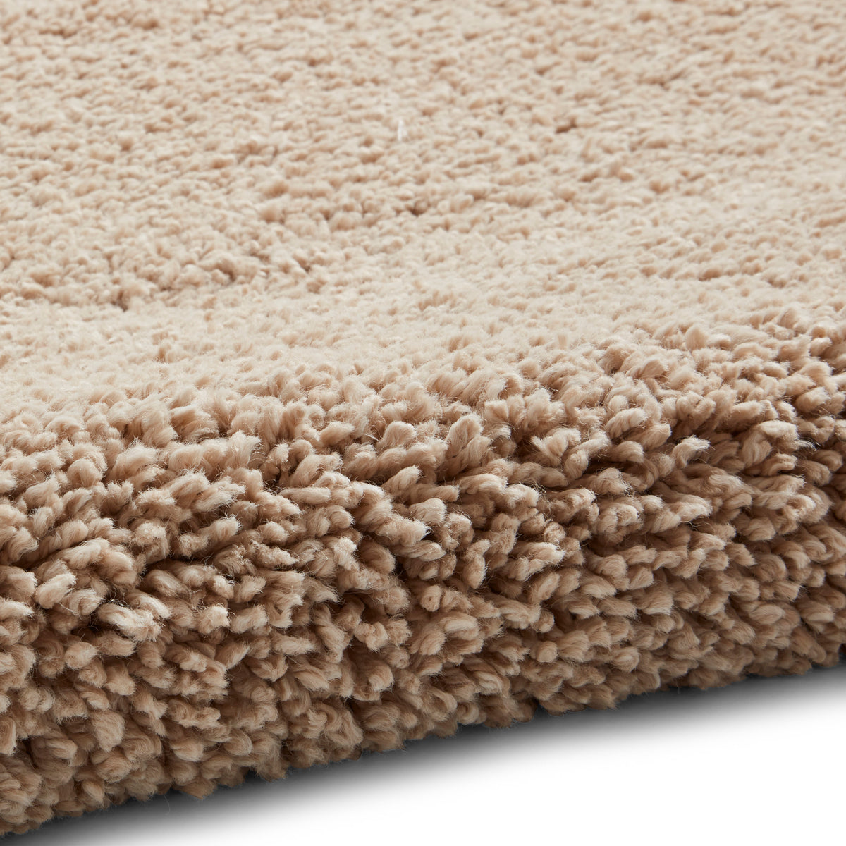 Roswell Camel Stain Resistant Shaggy Rug