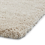 Roswell Cream Stain Resistant Shaggy Rug 
