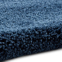 Roswell Dark Blue Stain Resistant Shaggy Rug 