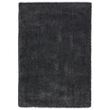 Roswell Dark Grey Stain Resistant Shaggy Rug from Roseland Furniture