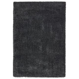 Roswell Dark Grey Stain Resistant Shaggy Rug from Roseland Furniture