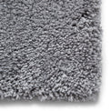 Roswell Grey Stain Resistant Shaggy Rug 