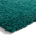 Roswell Jewel Green Stain Resistant Shaggy Rug 